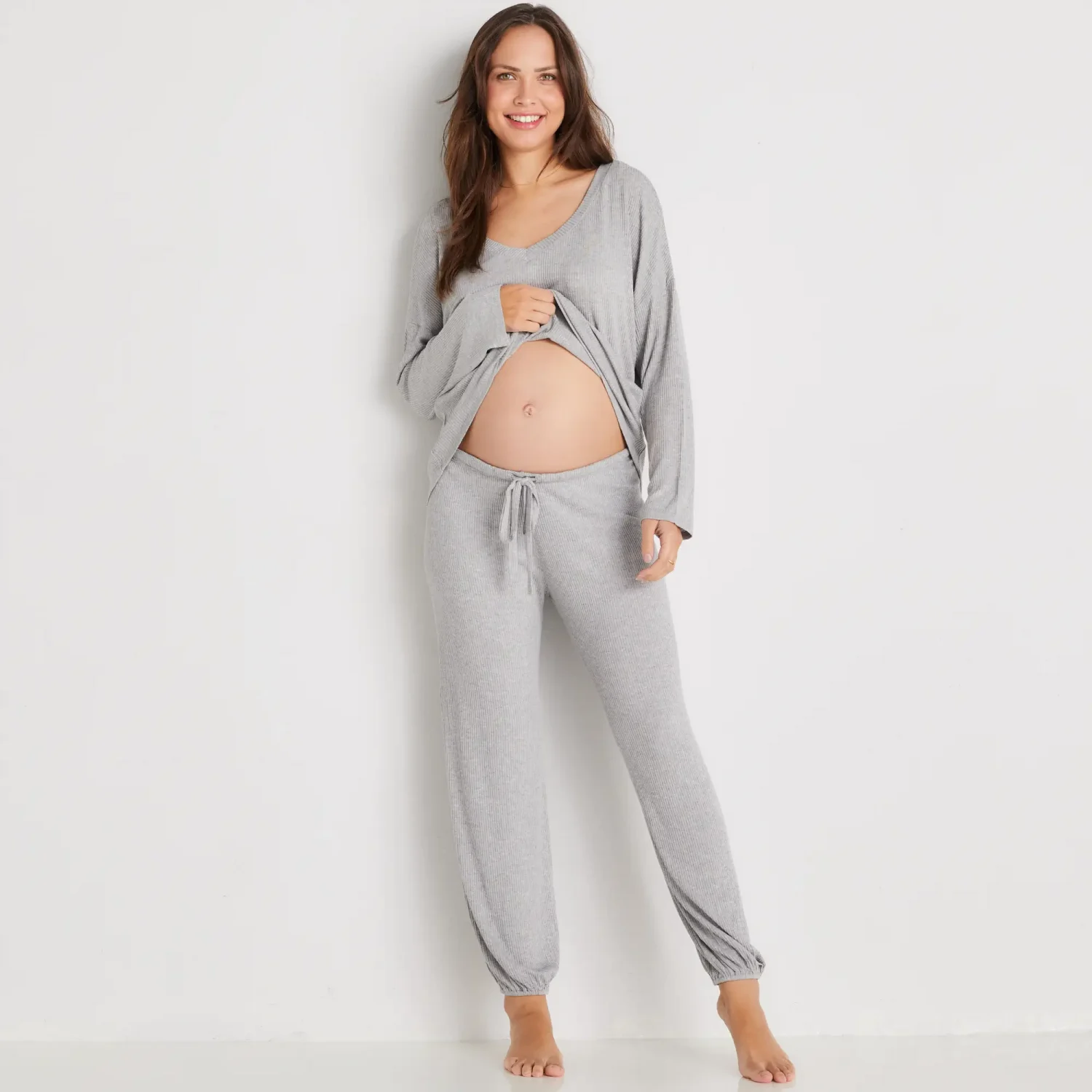 Eberjey brand contemporary and stylish maternity friendly loungewear soft pants